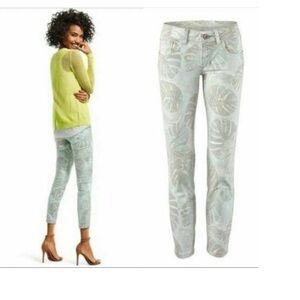 Cabi Slim Ankle Jeans Floral Paradise J10